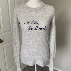 Madewell So Far So Good Pullover Sweater